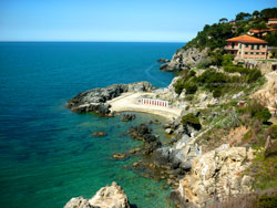 Talamone beaches: Bagno delle Donne spiaggia Maremma Tuscany