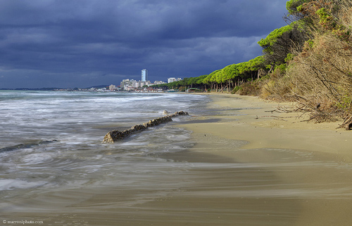 Follonica beach Maremma Italy