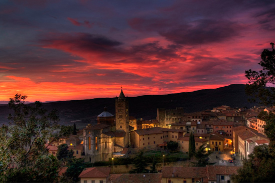 Maremma Tuscany at Sunset