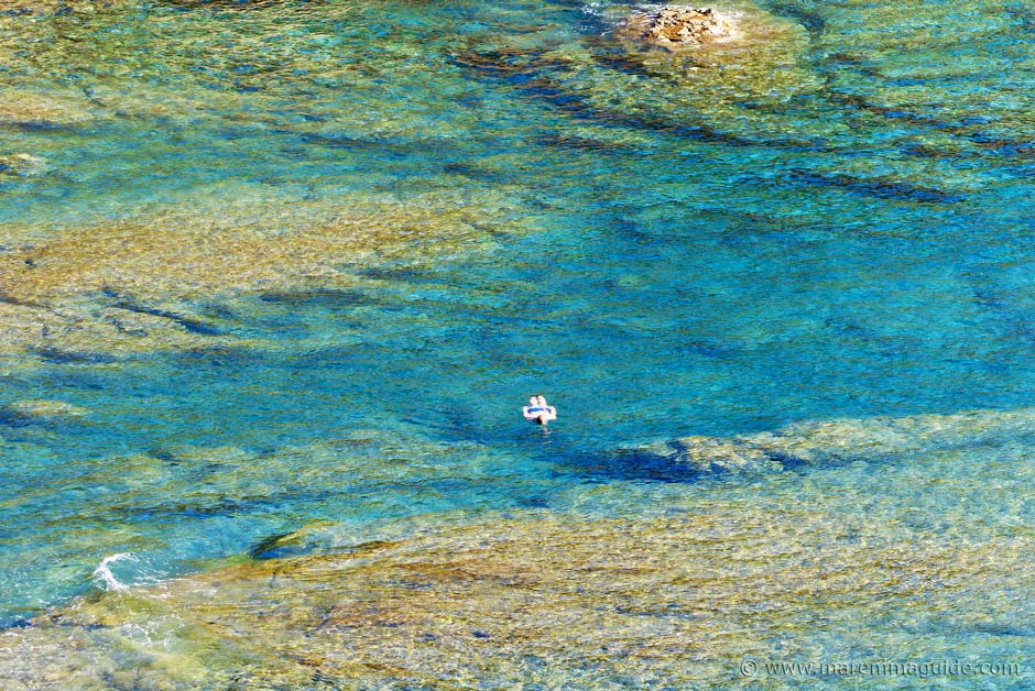 Snorkelling in Tuscany Italy.